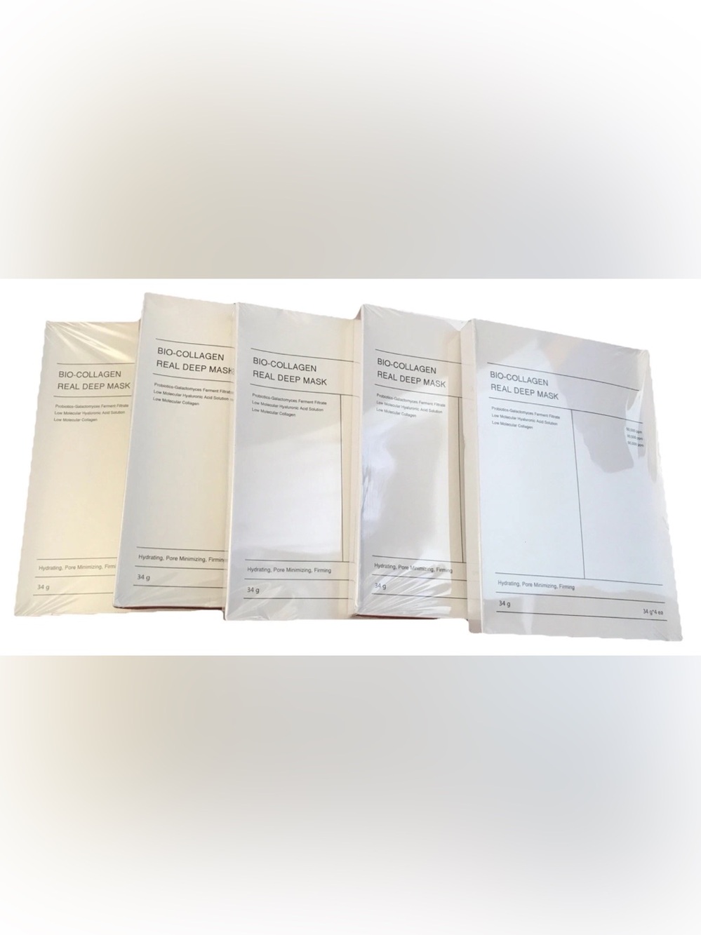 Bio-Collagen Real Deep Mask - 5 boxes of 4 = 20 masks total
